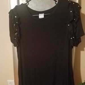 Black dress tshirt